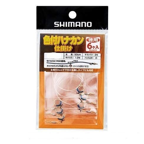 シマノ(SHIMANO) 鮎針仕掛け 色付ハナカンフロロカーボン 徳用6個入 RG-AH7R 5.5...