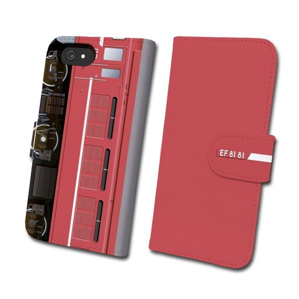EF81 81号機 鉄道スマホケース No.8 手帳タイプ Android端末専用 Xperia G...