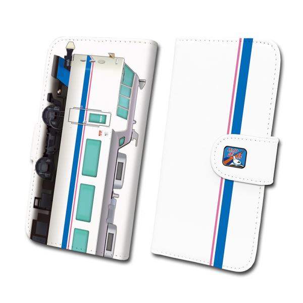 鉄道スマホケース No.27 「485系 スーパー雷鳥色」【 手帳 タイプ 】【多機種対応】ＪＲ西日...