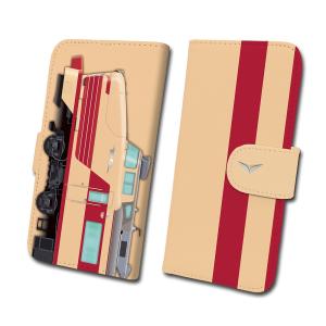 スマホケース 手帳タイプ iPhone12 iPhone12mini Android 多機種対応 鉄道 No.55 485系 クハ481-100番台｜trainfan-net