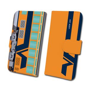 近鉄30000系ビスタカー　手帳タイプ iPhone12 iPhone11 XR Android　鉄道スマホケース No.96｜trainfan-net