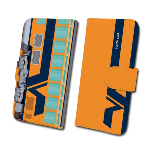 近鉄30000系ビスタカー　手帳タイプ iPhone12 iPhone11 XR Android　鉄...