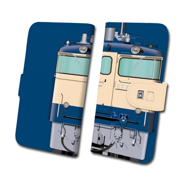 鉄道スマホケース No.133「EF65 1128」手帳タイプ iPhone Android 多機種...