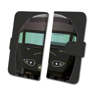 鉄道スマホケース No.124「787系 36ぷらす3」手帳タイプ iPhone Android 多機種対応｜trainfan-net