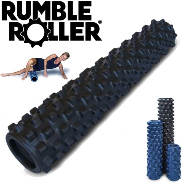 RumbleRoller ランブルローラー ロングサイズ  ハードタイプ（ブラック）フォームローラー...