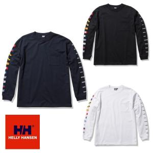 HELLY HANSEN L/S Flag Logo Tee HE32127 ロングスリーブフラッグロゴティー（ユニセックス） ヘリーハンセン ロンT｜tramsusa