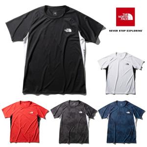 【メール便発送250円】THE NORTH FACE S/S Ampere Side Logo Crew NT12082 ショートスリーブアンペアサイドロゴクルー（メンズ） ノースフェイス 半袖Tシャツ｜tramsusa