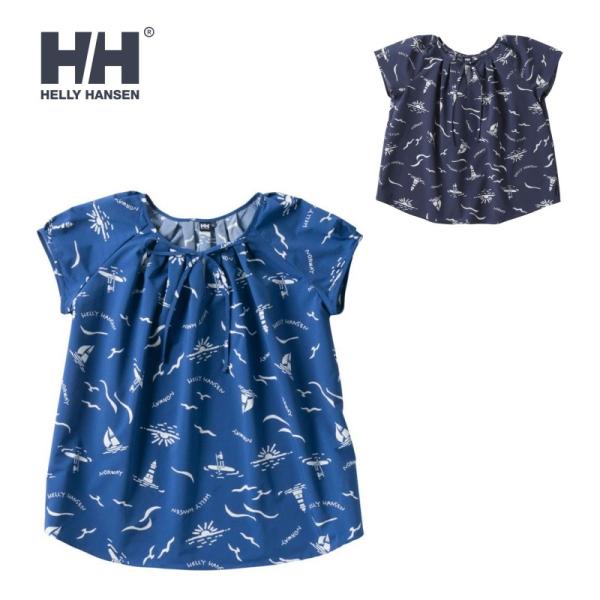 HELLY HANSEN W Marine Aloha Blouse HW41842 マリンアロハブ...