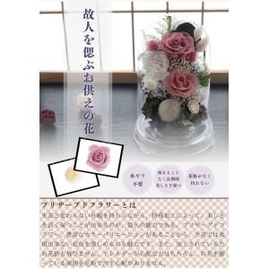 【送料無料】仏花 プリザーブドフラワー ドーム...の詳細画像1