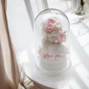 プリザーブドフラワー お花のケーキ バラ 誕生...の詳細画像4