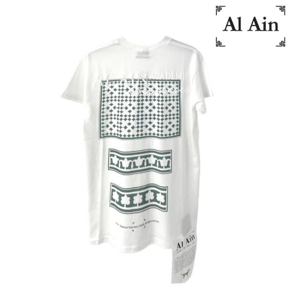Al Ain アライン AMHX W116 BENSOUDA メンズ Tシャツ 半袖 ホワイト コッ...