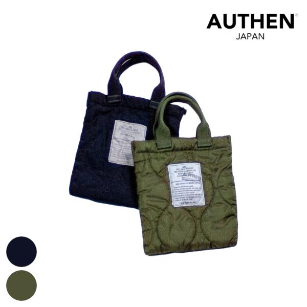 AUTHEN JAPAN オーセンジャパン MILITARY LINER MINI TOTE BAG...