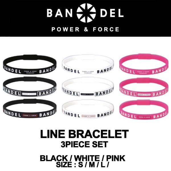 BANDEL バンデル LINE BRACELET 3PIECE SET ラインブレスレット3ピース...