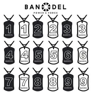 BANDEL バンデル NECKLES リバーシブル ナンバー ネックレスブラックｘ