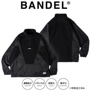 BANDEL バンデル ジャケット MIX FABRIC PULLOVER JKT BG-NCPO001 BLACK ブラック｜transit
