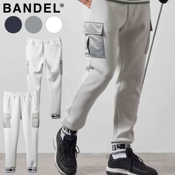 BANDEL バンデル ゴルフ カーゴパンツ 秋冬 セットアップ メンズ ブラック グレー ホワイト...