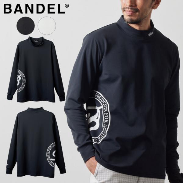 バンデル ゴルフ BANDEL GOLF モックネック 保温 UVカット 長袖 メンズ SIDE L...