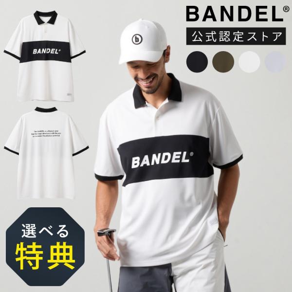 BANDEL GOLF バンデル ゴルフ BICOLOR PATERN S/S LOOSE POLO...
