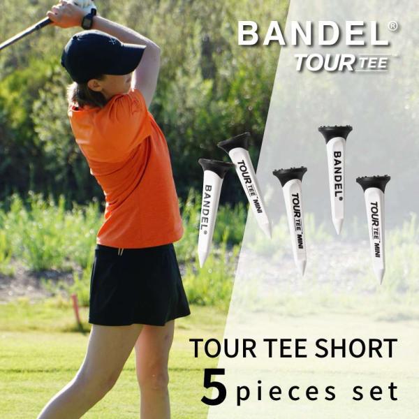 BANDEL バンデル ゴルフティー BANDEL TOUR TEE SHORT 5 pieces ...