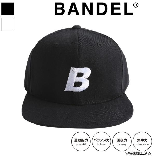 BANDEL バンデル ロゴキャップ CP-004 ベースボールキャップ ブラック ホワイト
