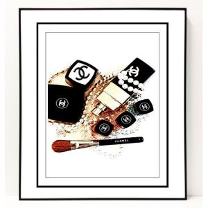 パロディ ポップ アート キャンバス パネル フレーム ポスター インテリア 壁 ウォールステッカー Chanel シャネル Canvas Pop Art Canvas 0040