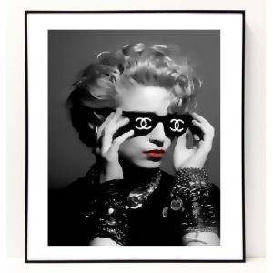 国内正規総代理店アイテム パロディ ポップ アート キャンバス パネル フレーム ポスター インテリア シャネル 壁 Canvas Chanel Pop Canvas 0050 Art ウォールステッカー