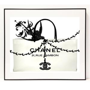 パロディ ポップ アート キャンバス アート パネル フレーム ポスター インテリア 壁 ウォールステッカー Chanel シャネル Canvas Pop