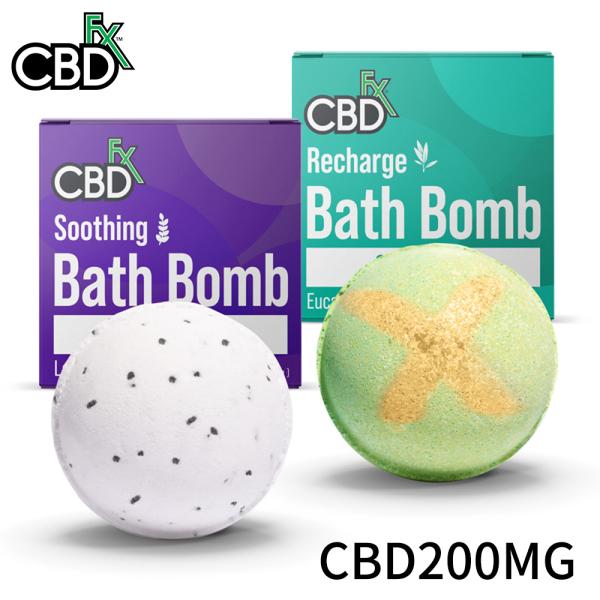 CBDfx CBDバスボム ラベンダー/カーミング ユーカリ/リチャージ 1個入り