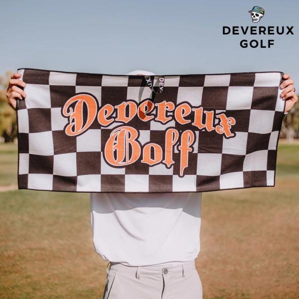 DEVEREUX GOLF デバローゴルフ Cafe Racer Skull Towel 75362...