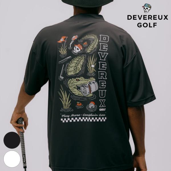 DEVEREUX GOLF デバローゴルフ モックT DVG CROCO MOCK NECK 757...