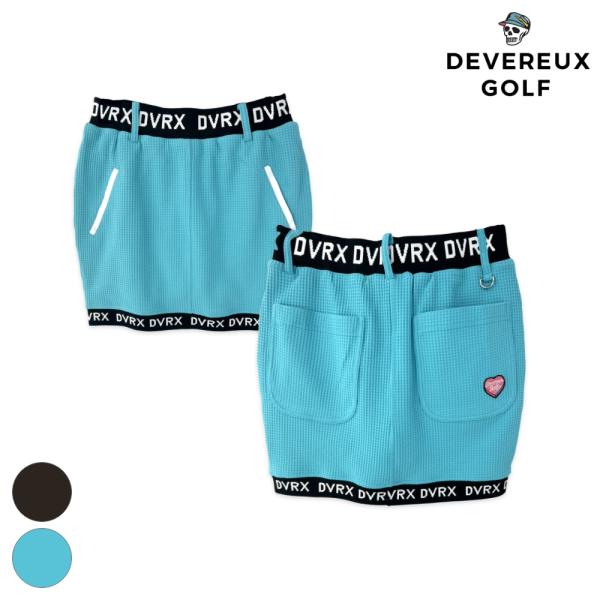 DEVEREUX GOLF デバローゴルフ WOMENS Southern Draw ワッフルロゴテ...