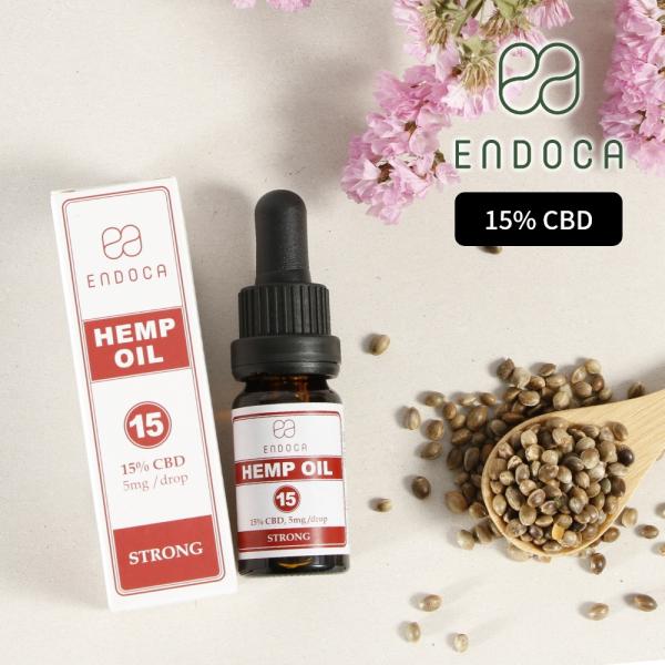 ENDOCA エンドカ CBDヘンプオイル 1500mg ドロップス ヘンプオイル 10ml CBD...