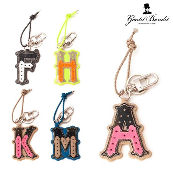 GENTIL BANDIT ジャンティバンティ イニシャルキーホルダー A~M アルファベット GB...