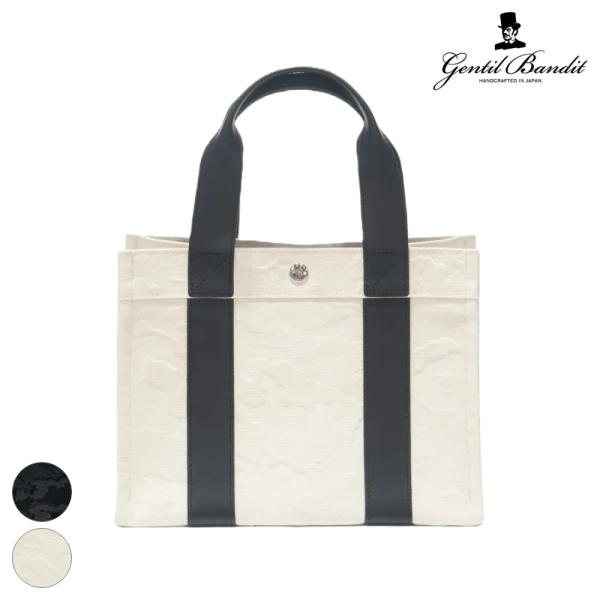 GENTIL BANDIT ジャンティバンティ トートバッグ LABEL NOIR スクエアキャンバ...
