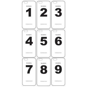 Bandel バンデル 新色追加 Iphone6 Plus Iphoneケース ナンバー Number