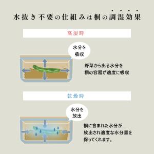 kirisai キリサイ 桐の冷蔵ぬか漬け鉢 ...の詳細画像5