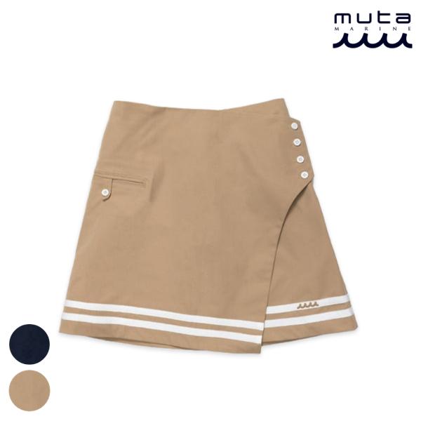 muta MARINE ムータマリン セーラー ラップスカート MGSG-240736 スカート ミ...