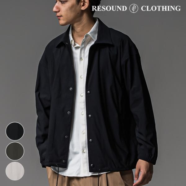 RESOUND CLOTHING リサウンドクロージング NYLON COACH JACKET RC...