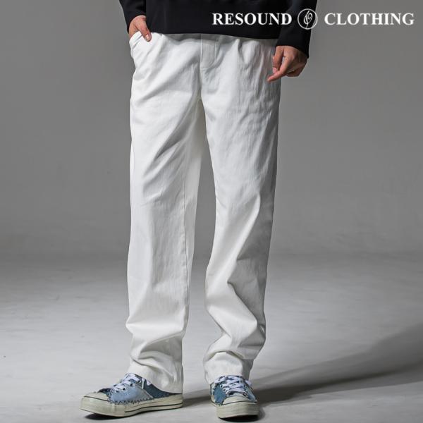 RESOUND CLOTHING リサウンドクロージング DENIM JERSEY WIDE PT ...
