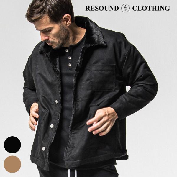 予約 RESOUND CLOTHING リサウンドクロージング ジャケット SUEDE FUR CA...