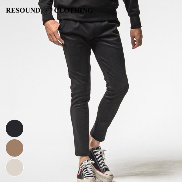 RESOUND CLOTHING リサウンドクロージング CHRIS EASY SUEDE TUCK...