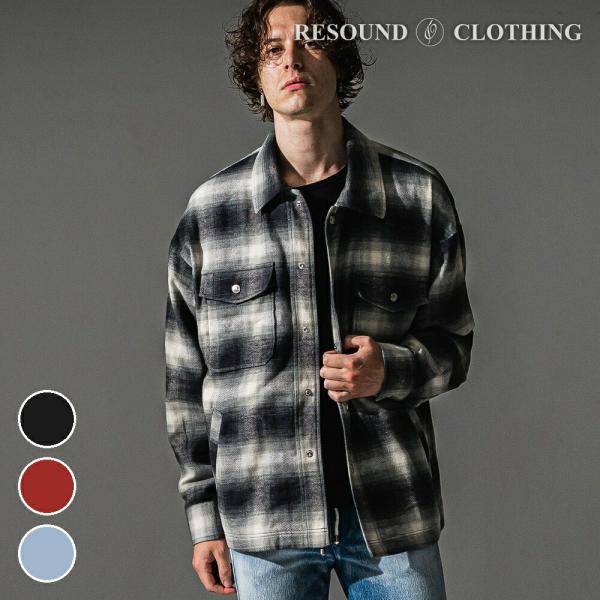 RESOUND CLOTHING リサウンドクロージング flannel check JK RC41...