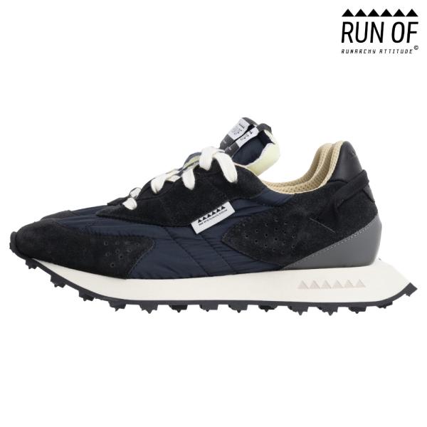 RUN OF スニーカー KRIPTO RUN2401 BLACK 父の日