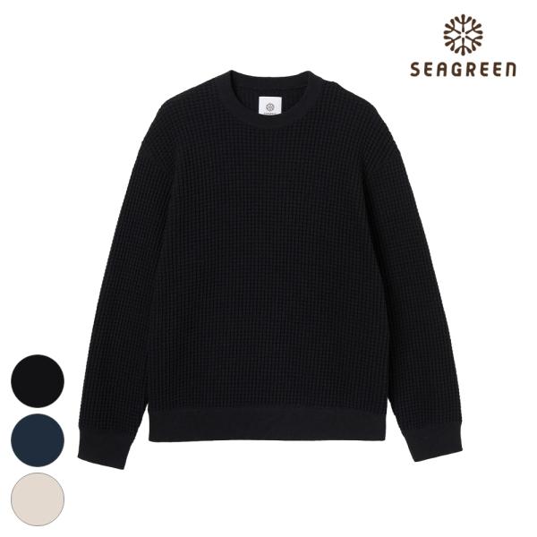 SEAGREEN シーグリーン プルオーバー BIG WAFFLE PULLOVER MJXA000...