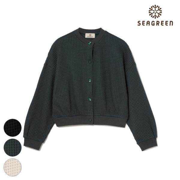 SEAGREEN シーグリーン BIG WAFFLE CARDIGAN LSEA24A8649-M ...
