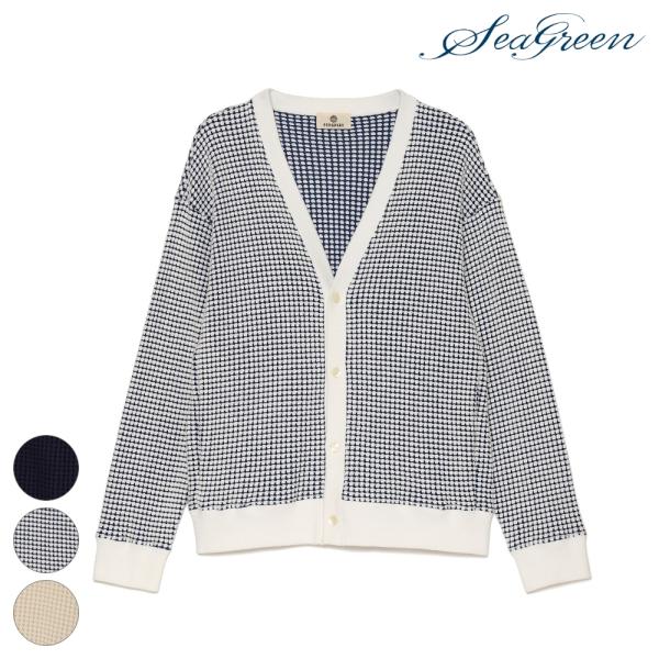 SEAGREEN シーグリーン BIG WAFFLE CARDIGAN MSEA24S8282-M ...