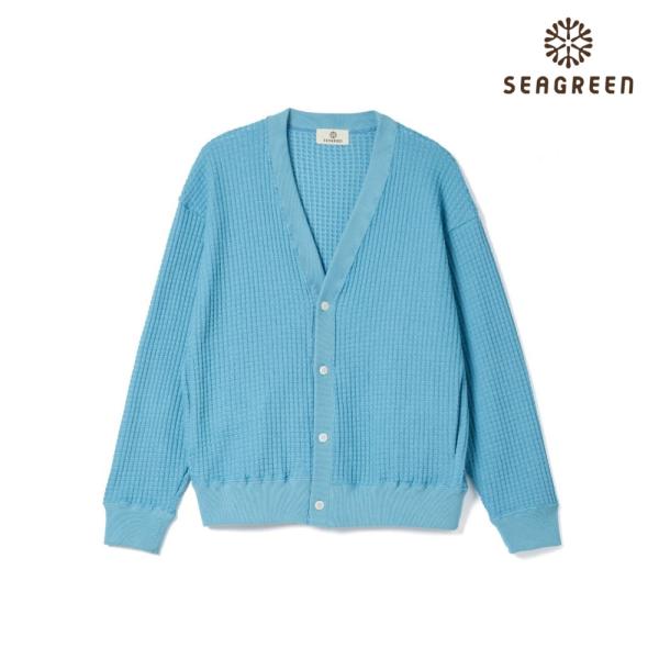 SEAGREEN シーグリーン カーディガン BIG WAFFLE CARDIGAN MSEA25S...