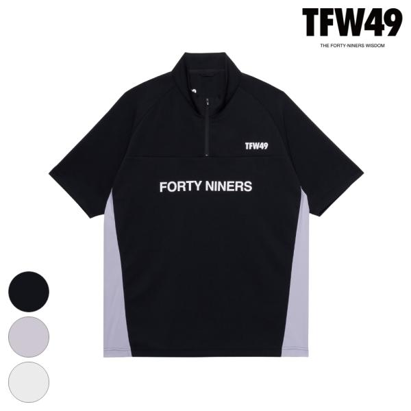 TFW49 ゴルフ モックネック メンズ 半袖 Tシャツ HALF ZIP S/ MOCK NECK...