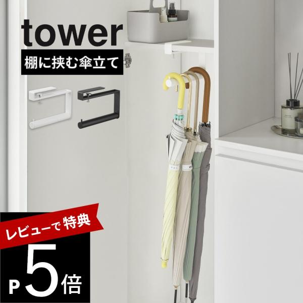 山崎実業 下駄箱中ハンギング傘立て タワー tower 10080 10081