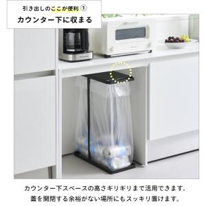 山崎実業 引き出す分別ゴミ袋ホルダー タワー ...の詳細画像3